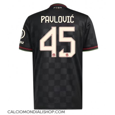 Maglie da calcio Bayern Munich Aleksandar Pavlovic #45 Terza Maglia 2025-26 Manica Corta Maglie da calcio Bayern Munich Aleksandar Pavlovic #45 Terza Maglia 2025-26 Manica Corta